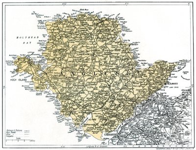Anglesey Haritası, 1924-1926 by Unbekannt