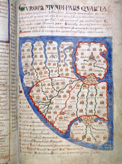 Avrupa Haritası, Liber Floridus
