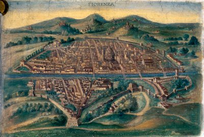 Floransa Haritası, 15. yüzyıl by Unbekannt