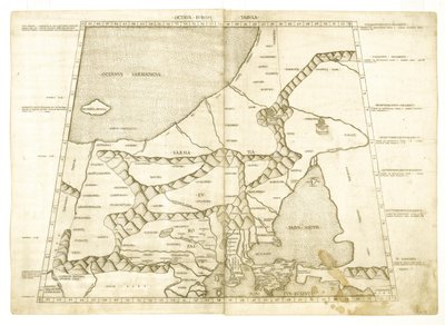 Muscovy Haritası Ptolemy Octava Europe Tabula tarafından by Unbekannt