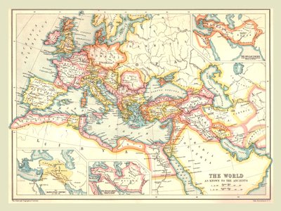 Antik Dünya Haritası, 1902. by Unbekannt