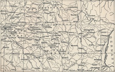 1814'te Harekat Alanı Haritası, 1896 by Unbekannt