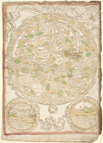 Dünya Haritası, c. 1480. by Unbekannt