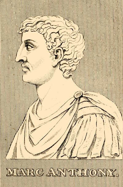 Marc Anthony, MÖ 83-30, 1830. by Unbekannt