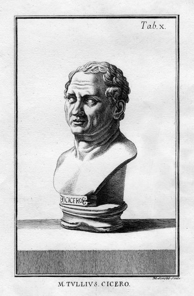 Marcus Tullius Cicero, Romalı bilgin, yazar ve MÖ 1. yüzyıl devlet adamı by Unbekannt