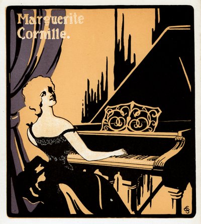 Marguerite Cornille, Fransız müzikhol şarkıcısı, 19. yüzyılın sonlarında by Unbekannt