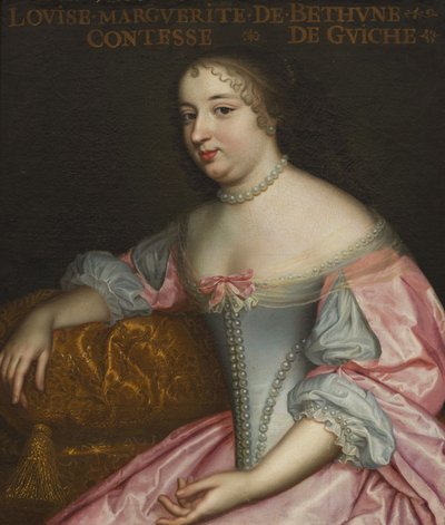 Marguerite Louise Suzanne de Béthune 1643-1726, Guiche Kontesi, Lude Düşesi, yaklaşık 1665. by Unbekannt
