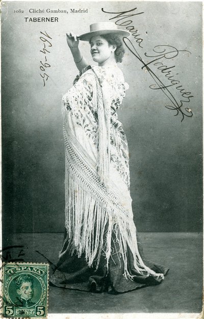 Maria Rodriguez, İspanyol aktris, 1905 by Unbekannt
