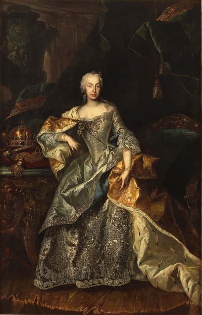 Maria Theresa, Macaristan Kraliçesi, 1740-1741. by Unbekannt
