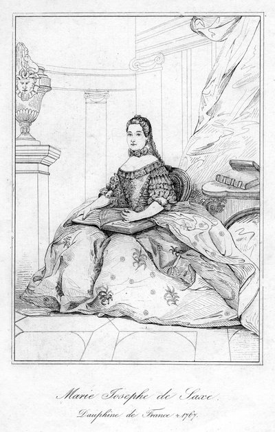 Saksonya Marie-Josèphe, Fransa Dauphine by Unbekannt