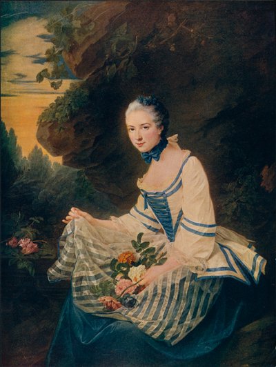Marie-Louise-Elisabeth de Maille, Soran Kontesi, 1742-1812, 1763 1906 by Unbekannt