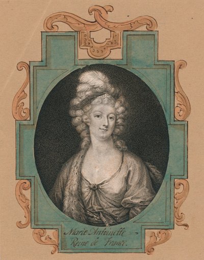 Marie Antoinette, Fransa Kraliçesi, 19. yüzyıl. by Unbekannt