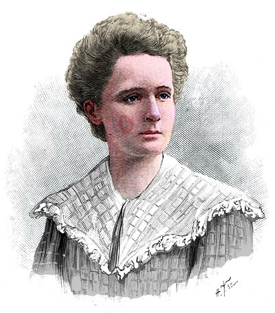 Marie Sklodowska Curie, Polonya doğumlu Fransız fizikçi, 1904. by Unbekannt