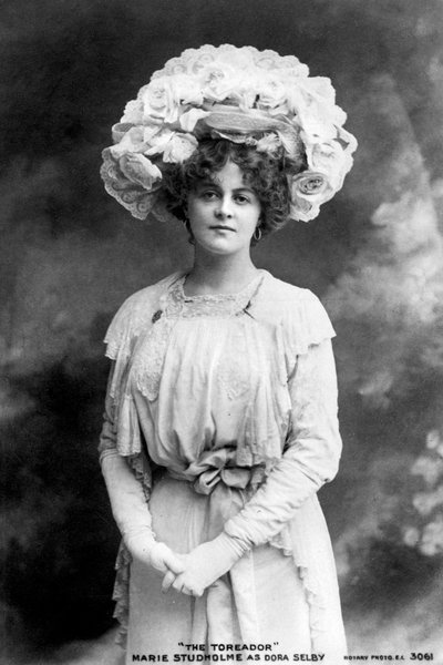 Marie Studholme 1875-1930, İngiliz aktris, 1900