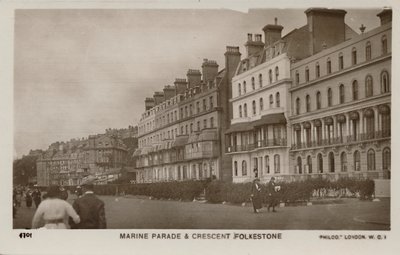 Deniz Geçit Töreni ve Hilal Folkestone, 19. yüzyılın sonları ve 20. yüzyılın başlarında by Unbekannt