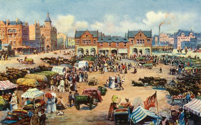 Pazar Meydanı, Johannesburg, 1901. by Unbekannt
