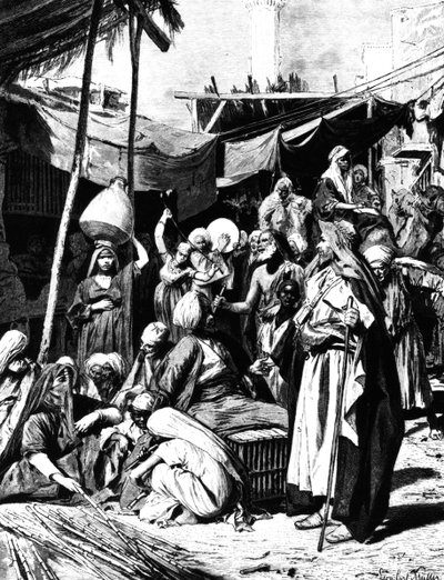 Tantah Pazarı, Mısır, 1880 by Unbekannt