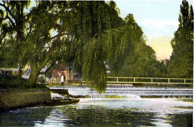 Marlow Weir, Buckinghamshire, 20. Yüzyıl by Unbekannt