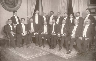 Mareşal Hermes da Fonseca, Devlet Sekreterleri ve Danışmanları ile, 1914 by Unbekannt