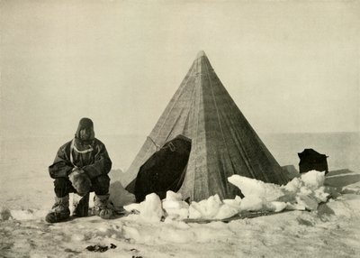 Marshall Çadır Dışında, Kampta, c1908, 1909. by Unbekannt
