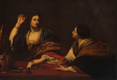 Martha Kibirli Kızkardeşi Magdalalı Mecdelli Azarlıyor, 17. yüzyıl. by Unbekannt