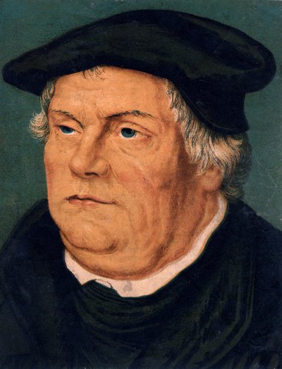 Martin Luther, 16. yüzyıl Alman Protestan reformcusu, 19. yüzyıl by Unbekannt
