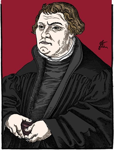 Martin Luther Alman Protestan reformcu, 1546 by Unbekannt