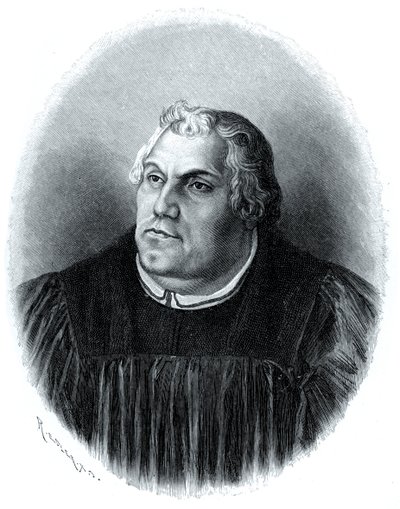 Martin Luther, Protestan kilise reformcusu, 1903 by Unbekannt