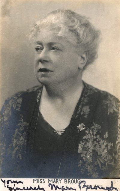 Mary Brough 1863-1834, İngiliz aktris, 20. yüzyıl by Unbekannt