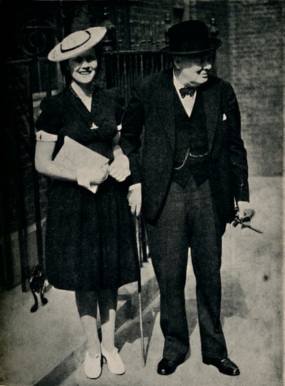 Mary Churchill ve Babası, c1945. by Unbekannt