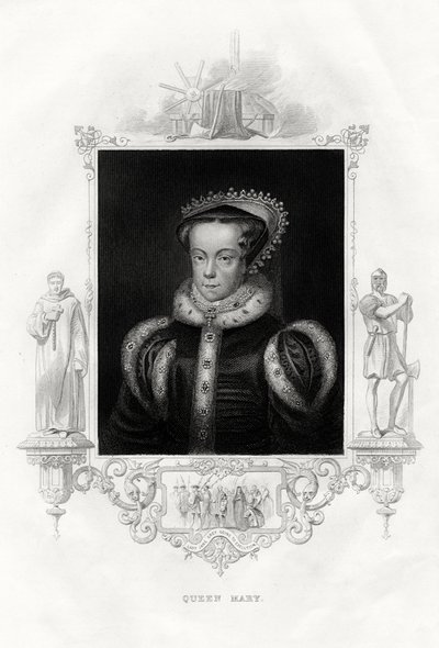 Mary I 1516-1558, Mary Tudor olarak da bilinir, 1860 by Unbekannt