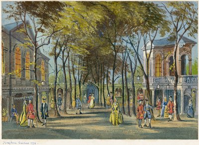 Marylebone Bahçeleri, Londra, 1778 by Unbekannt