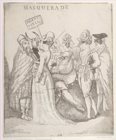 Masquerade, [30 Ağustos 1811], sonra kopyala., [30 Ağustos 1811], sonra kopyala. by Unbekannt