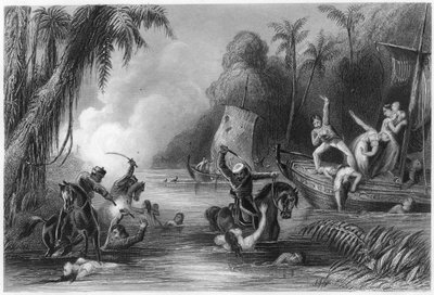 Cawnpore açıklarında teknelerde katliam, 1857, c1860 by Unbekannt