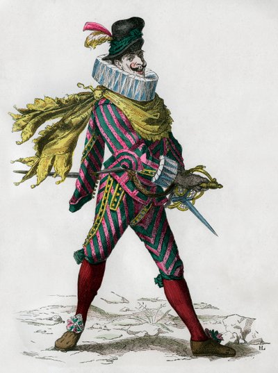 Matamore kaptanı, kiralık katil, İspanyol tipi, 17. yüzyıl 1882-1884 by Unbekannt