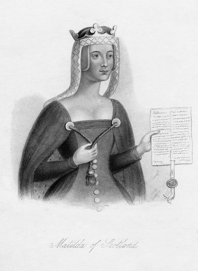İskoçya Matilda, Henry I Kraliçesi, 19. yüzyıl by Unbekannt