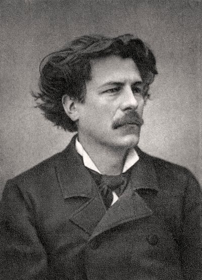 Maurice Rollinat, Fransız şair, 1888 by Unbekannt
