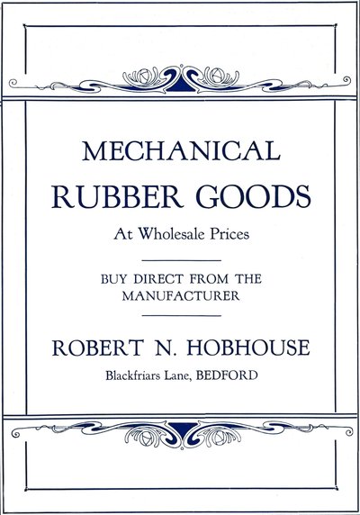 Mekanik Kauçuk Ürünler - Robert N. Hobhouse reklamı, 1916 by Unbekannt