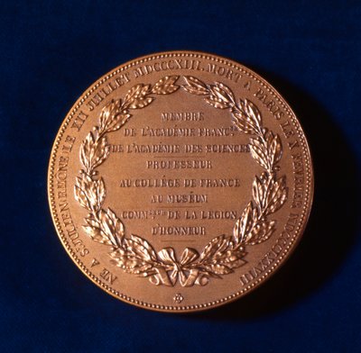 Claude Bernard, Fransız fizyolog, 19. yüzyıl anısına madalya by Unbekannt