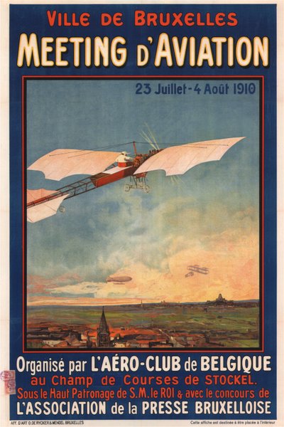 dAviation ile tanışma, 1910 by Unbekannt