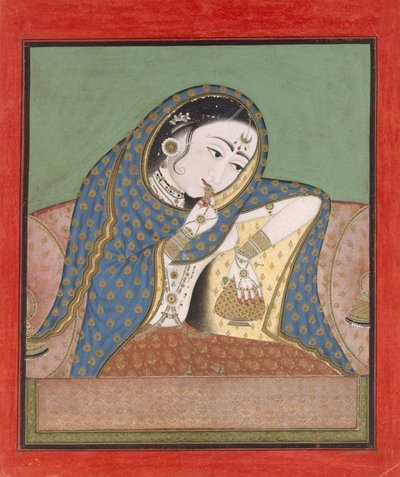 Melankoli Courtesan, ca. 1750. by Unbekannt