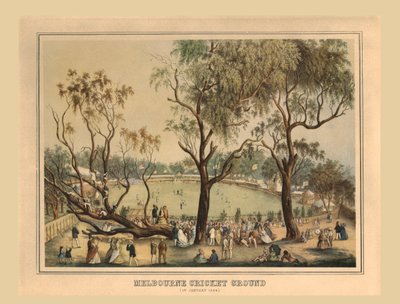 Melbourne Kriket Sahası, 1 Ocak 1864. by Unbekannt