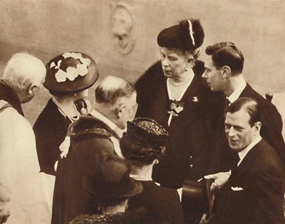 Babasının Anıtı Açıldı, Windsor Kalesi, 23 Nisan 1937 by Unbekannt