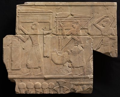 Mezar Ekipmanı Taşıyan Erkekler, MÖ 667-647. by Unbekannt