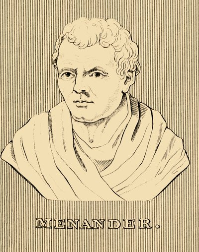 Menander, c342-290 M.Ö., 1830. by Unbekannt