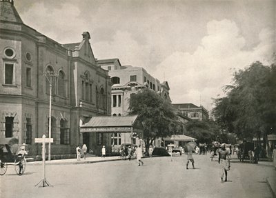 Tüccar Sokağı, Rangoon, 1900. by Unbekannt