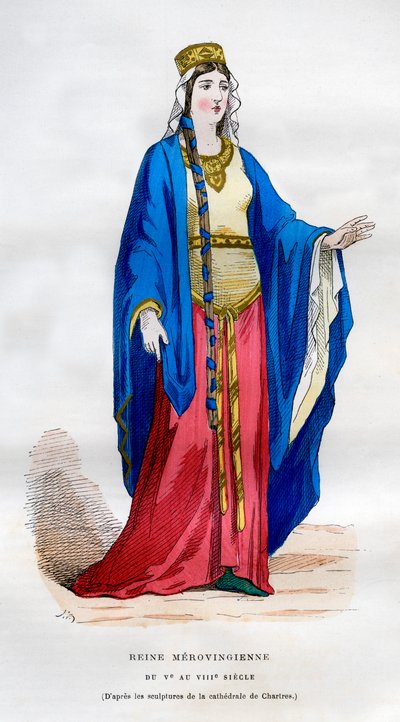 Merovenj kraliçesi, 5-8. yüzyıl 1882-1884 by Unbekannt