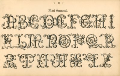 Metal Süs, 1862 by Unbekannt