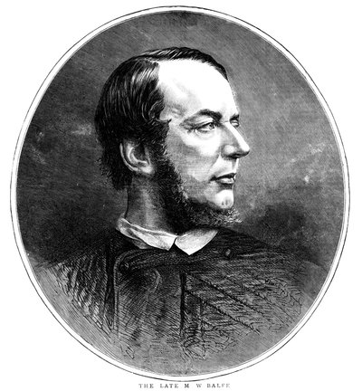 Michael William Balfe, İrlanda doğumlu İngiliz besteci ve şarkıcı, 1870 by Unbekannt