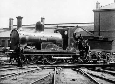 Midlands ve Great Western Demiryolu İrlanda 2-4-0 lokomotif Rob Roy, 1873 by Unbekannt